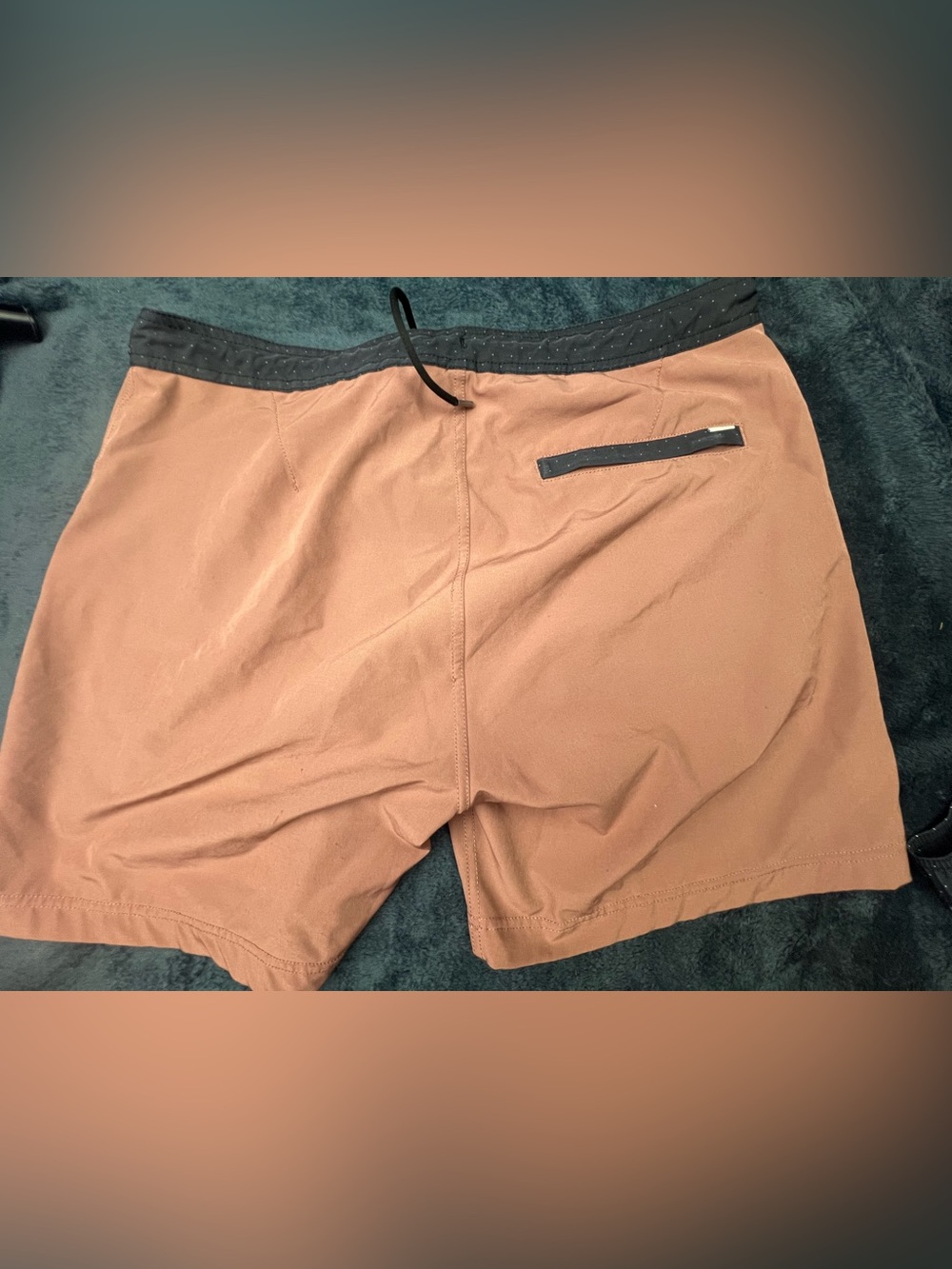 Vuori Men's Rust Boardshorts with Drawstring Waist - Picture 5 of 7